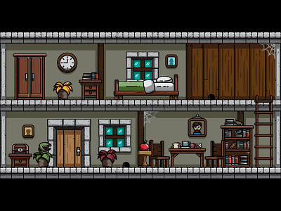 Indoor House Game Background