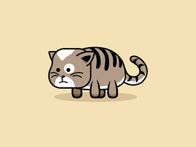 Brown Cat Game Character animal animation asset cat character farm game pet spriter