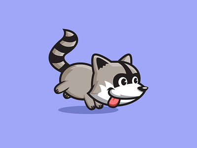 Raccoon Game Character animal character game jumping pet raccoon running