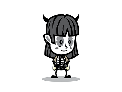 Gothic or Emo Girl 2d action asset character emo game girl gothic video