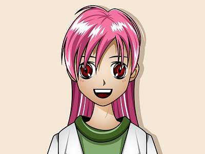 Lab Girl Avatar with Anime Style