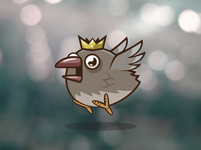 Bird King 2d bird chicken flappy bird game asset illustrator video video game