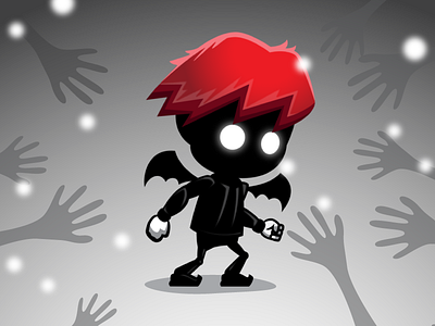 2D Game Asset - Demon Kid Sprite demon game asset demon sprite game asset kid game asset kid sprite limbo