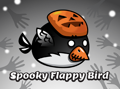 Spooky Flappy Bird flappy bird sprite flappy sprite halloween halloween bird helloween bird penguin pumpkin mask