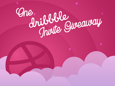 Dribbble invite dribbble illustration invitation invite vector