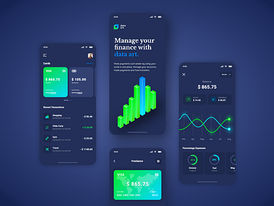 Data art | Finance app