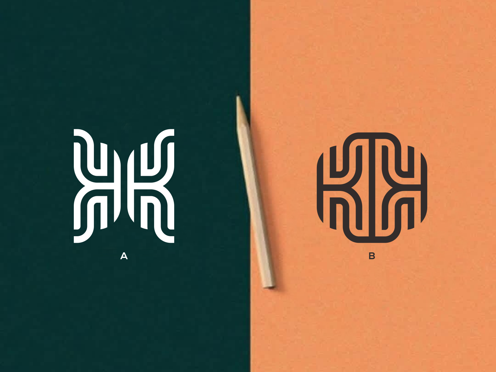 KK Monogram which one ? by mwh_design on Dribbble