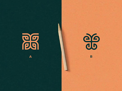 BUTTERFLY Which one A or B australia design europe icon illustration lettering logo logomark monogram new york texas vector