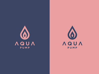 AQUA PUMP branding europe icon lettering logo logomark mark monogram texas vector