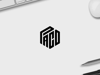 PACO Monogram 3d animation australia branding canada design florida icon illustration lettering logo logomark monogram motion graphics newyork ui vector