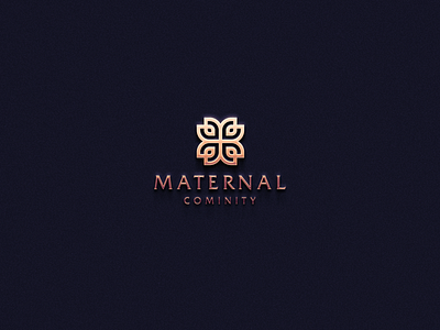 MATERNAL COMUNITY MONOGRAM 3d animation australia belgium branding canada design florida graphic design icon illustration lettering liverpool fc logo logomark monogram motion graphics ui vector