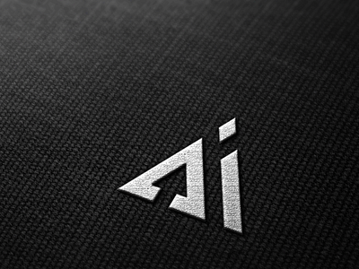 AI icon lettering logo logomark mark monogram vector