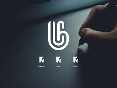 GLS Monogram branding design illustration illustrator lettering logo logomark mark ux vector