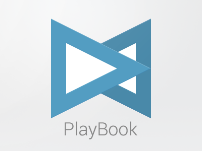 PlayBook Icon android branding concept design geometric icon logo logotype simple