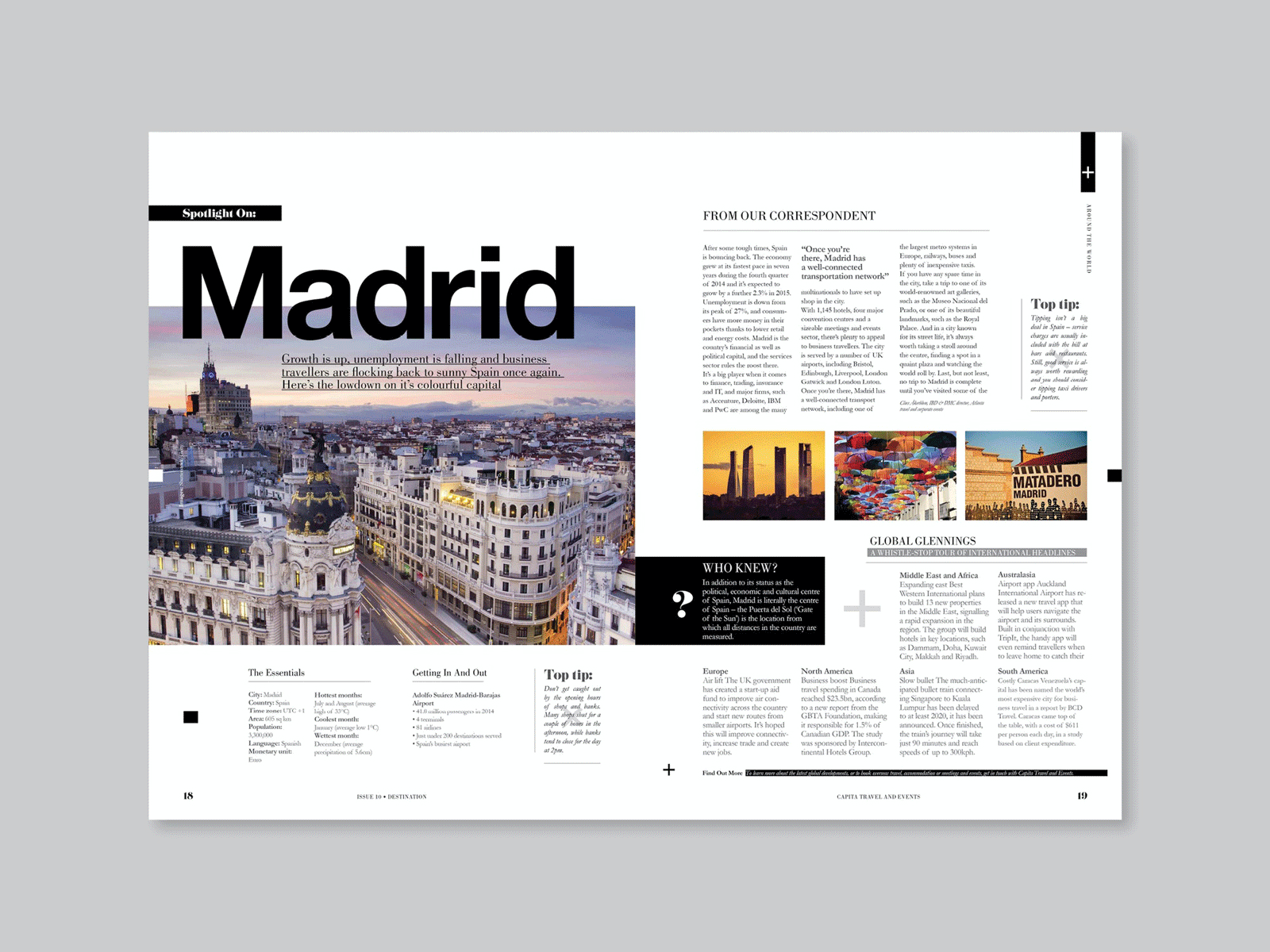 Destination Magazine concept design layout magazine magazine design print typography