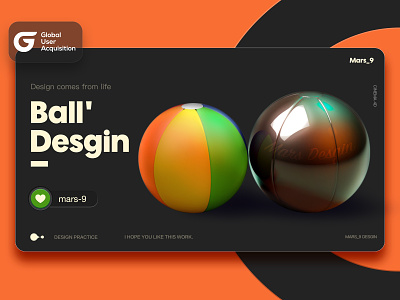 Ball Desgin ui 品牌 图标 插图 设计