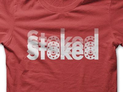 Stoked Drunk Red apparel t shirt