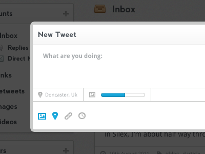 TweetDig - Tweet Modal icons modal twitter