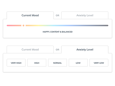 Mood/Anxiety Select Treatment mentalhealth minimal ui design ux design