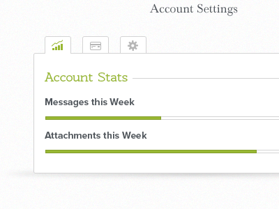 Account Settings account clean minimal settings tabs