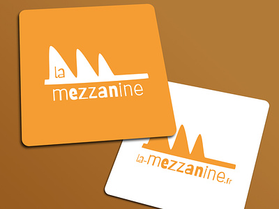 La Mezzanine branding design illustrator logo pao vectoriel