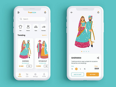 Ethnic Fashion Store Concept