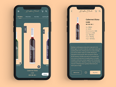 Daphne Eliade app app concept app design branding color debut shot design flat iphone x minimal mobile mobile ui phone app typography ui ux