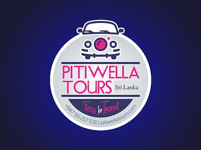 Pitiwella Tours advertising graphic design illustration