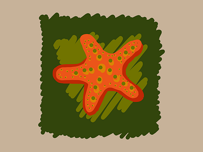 Freehand Starfish Logo