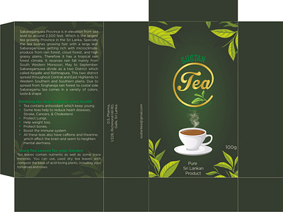 Sustan Tea - Feel the ambrosian taste advertising branding design logo tea