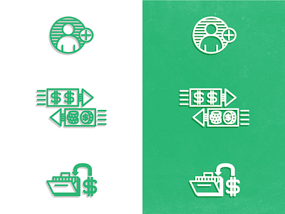 Icons - Finance build portfolio create account design finance icon design icons illustration money transfer funds