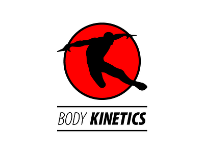 Body Kinetics branding design gym logo sports