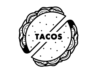 Tacos! design icons illustration logo logos taco tacos unused