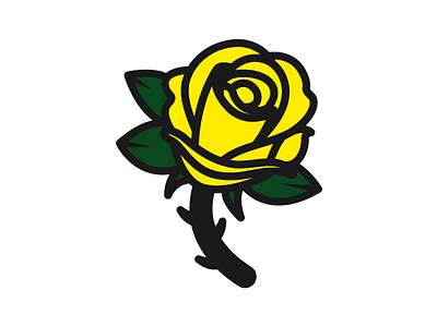 Rosy design illustration logo