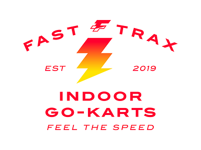 Fast Trax - Reddit Logo Battle #123 branding design fast go kart illustration logo logo design mark reddit symbol type typography vector