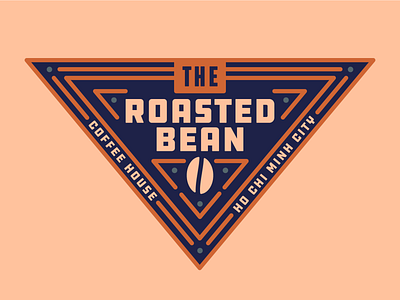 The Roasted Bean badge branding coffee coffee bean daily logo daily logo challenge dailylogochallange design illustration lettering logo logo design mark roast symbol the roasted bean typography vector