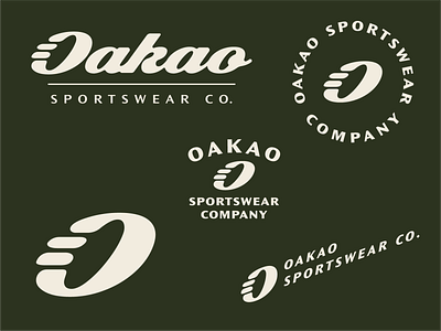 Oakao Sportswear Co. branding daily logo daily logo challenge dailylogochallange design logo logo design mark oakao sport sports sportswear symbol type typography vector
