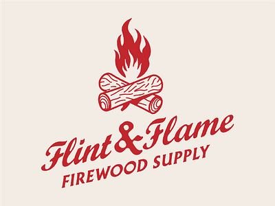 Flint & Flame branding branding and identity branding concept branding design camp fire daily logo daily logo challenge daily logo design dailylogochallenge design fire flame illustration logo logo a day logo design mark symbol typography vector