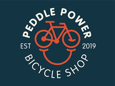 Peddle Power bicycle bike bikes branding branding concept branding design daily logo daily logo challenge daily logo design dailylogochallenge design icon illustration logo logo design mark symbol type typography vector