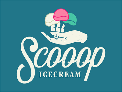 Scooop Icecream branding branding and identity branding concept branding design daily logo daily logo challenge daily logo design dailylogochallange design illustration logo logo a day logo design mark symbol typography vector