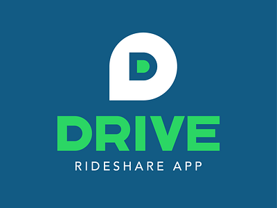 Drive Rideshare App branding branding and identity branding concept branding design daily logo daily logo challenge daily logo design dailylogochallenge design illustration logo logo a day logo design mark rideshare symbol vector