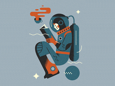 A need for space to read (PSE ‘21) character editorial grain graphic design illustration