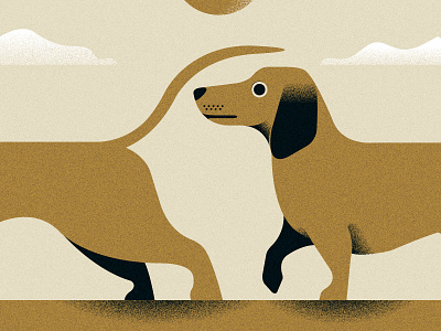 Mon_die again ;) (personal '22) animals character design editorial grain graphic design illustration