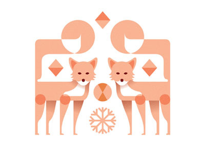 Origin of symmetry - foxes (Personal 2015)