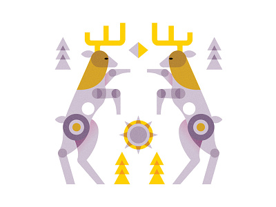 Origin of symmetry - deers (Personal '15)