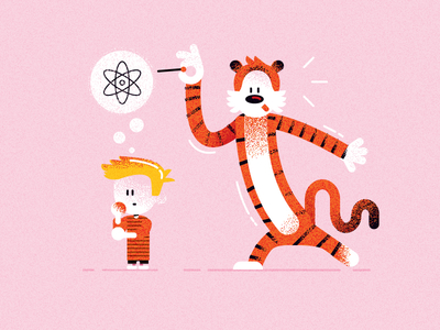 Calvin and Hobbes (tribute to C&H & Mendeleev'16)