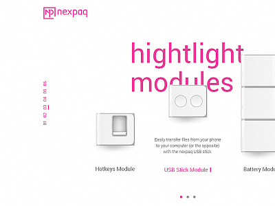 nexpaq Hightlight Modules