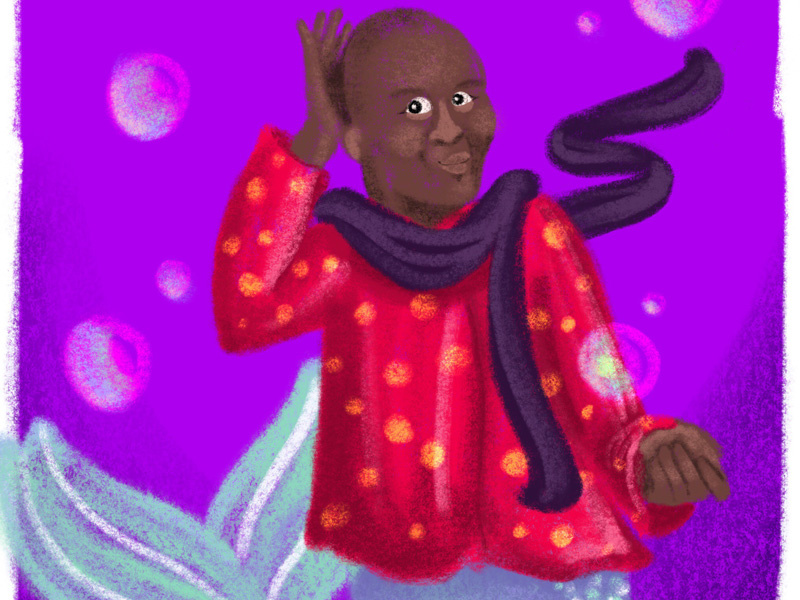 Titus Andromedon as a Merman mermay mermaid kimmy schmidt titus andromedon titus merman