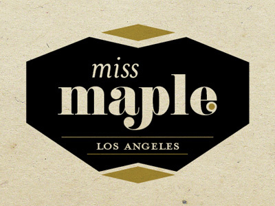 Missmaple1 bakery logo los angeles