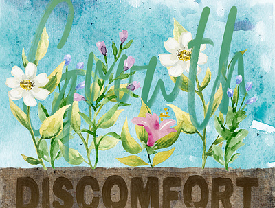 Growth from Discomfort design illustration